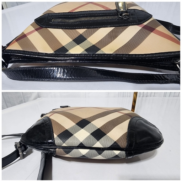 Burberry Supernova Coated Canvas Dryden Crossbody bag Beige/Black - Picture 10 of 15